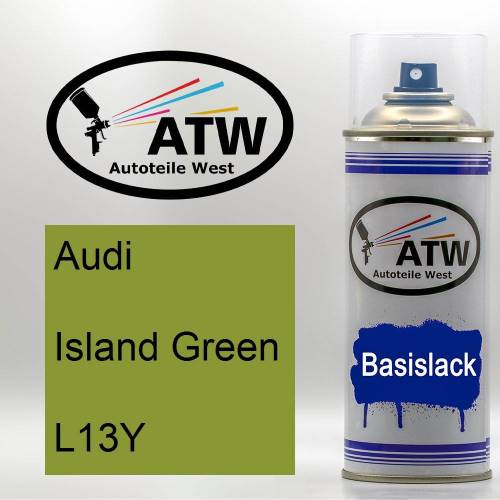 Audi, Island Green, L13Y: 400ml Sprühdose, von ATW Autoteile West.